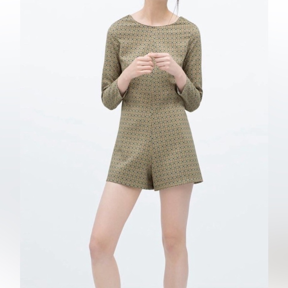 Zara Trafaluc Shorts Romper Jumpsuit Small